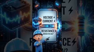 Voltage current aur resistance me kya difference hota hai? #trending #shorts #electrical