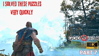 These Puzzles were too Easy for me - God of War (4k) in 2024 - Part 7 - Gameplay walkthrough
