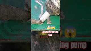 Desoldering pump hacks that actually work #soldering #tutorial #shorts #video