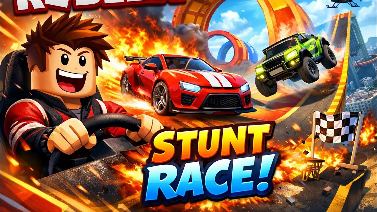 INSANE ROBLOX STUNT RACE 😱🔥 | CRAZY JUMPS & SPEED!