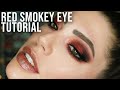 HOODED EYE TUTORIAL: Red Smokey Eye w/ ShadowSense