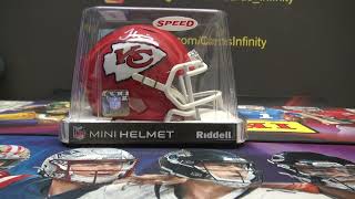 2021 Leaf Mini Football Helmets 8 Box Case Break