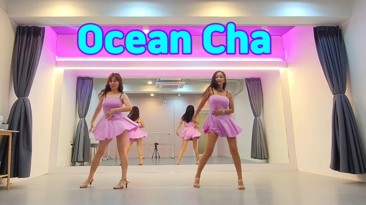 Ocean Cha Linedance/Easy Intermediate - Cha Cha/💃오션 차 라인댄스/Choreo KiJu Kim/JLDK강북✅️미아사거리역1분