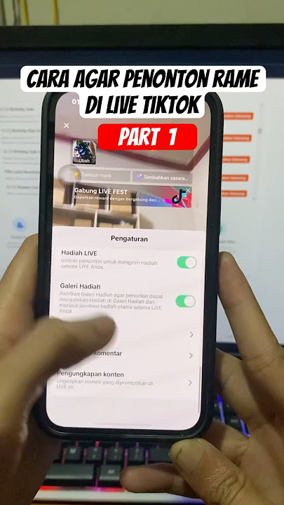 cara live di tiktok biar rame penonton || Sebelum live setting ini #shortvideo #tiktok #jualanonline