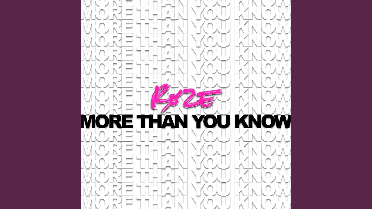 More Than You Know - YouTube