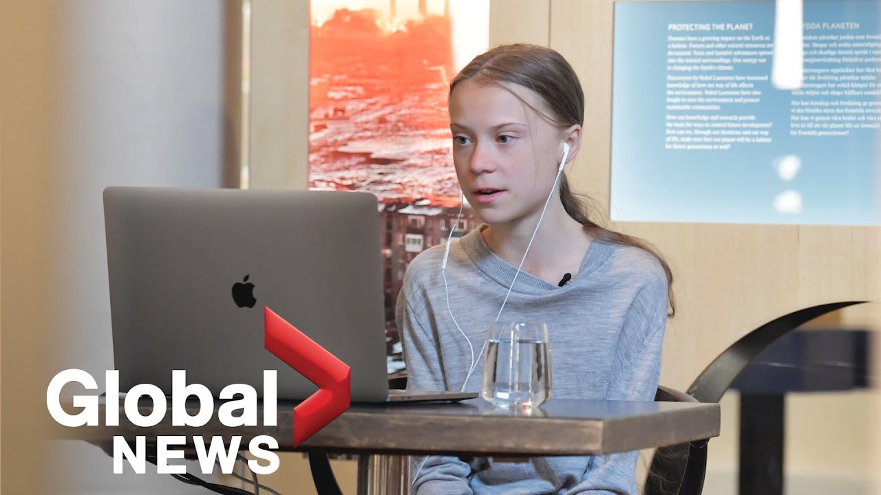 Earth Day 2020 Greta Thunberg Says We Must Tackle Coronavirus And Climate Crises Together Youtube