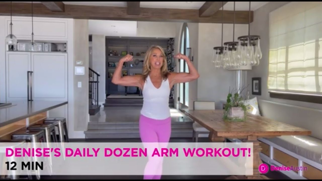 12-minute Daily Dozen Arm Workout from Denise... no weights required!! http...