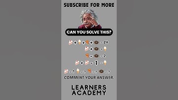 Can You Solve This Emoji Puzzle? - The Emoji Riddle - Maths Puzzles - Math Riddles With Answers