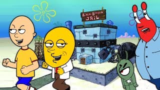 Caillou And Spongebob Escape Jail