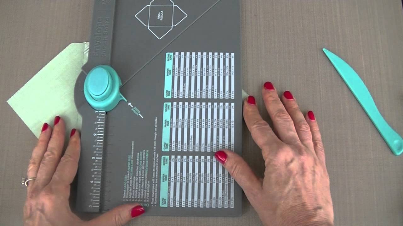 We R Memory Keepers Envelope Punch Board - YouTube