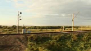 Прибытие в Уссурийск вид из окна поезда