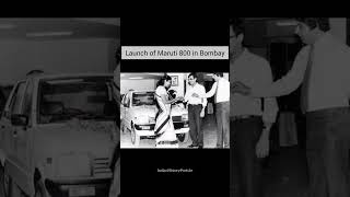 🚗 The moment that changed India’s roads forever!Maruti 800 launched in Bombay