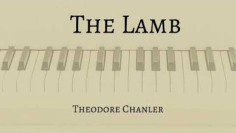 The Lamb by Theodore Chanler (Accompaniment)