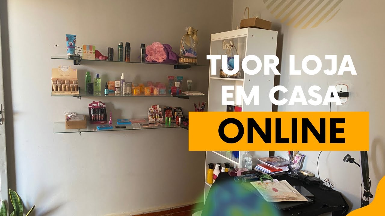 Tour loja de maquiagem e cosméticos em casa / #lojaemcasa