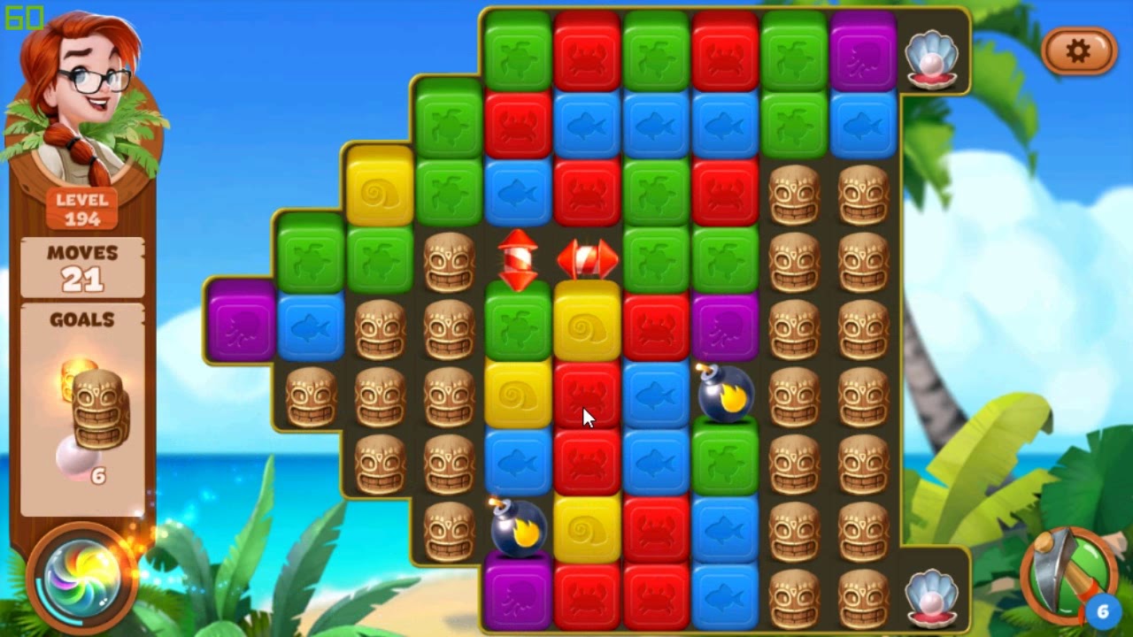 Lost Island Blast Adventure level 194