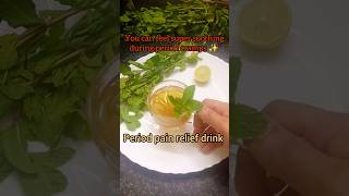 Period Pain Relief Drink | #short #shorts #shortvideo