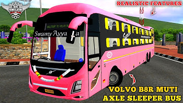 Download Volvo 9600 B8r Multi-Axle Sleeper Bus Mod For Bus Simulator Indonesia | NEW MOD BUSSID