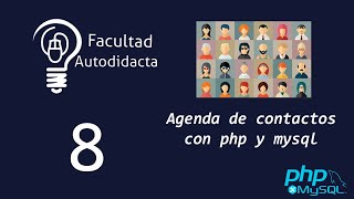 Agenda de contactos con php y mysql | Agregar base de datos con phpmyadmin. Cap 8