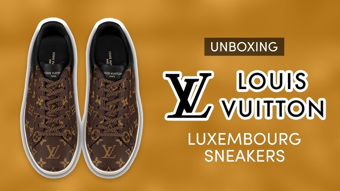 Louis Vuitton Authentic LV Logo Luxembourg Men Sneakers/Silver size US 9.5  LV8.5