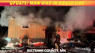 UPDATE: Man Found Dead At Scene Of Rural Bemidji House Fire