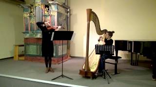 Anna Caban, Zuzanna Olbryś - Camille Saint-Saëns "Fantasy for violin and harp op. 124"