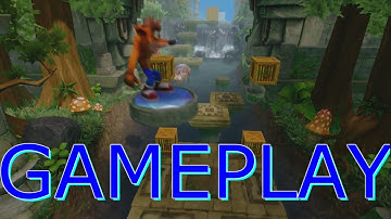 Crash Bandicoot N Sane Trilogy Hang Eight + B Roll blue gem