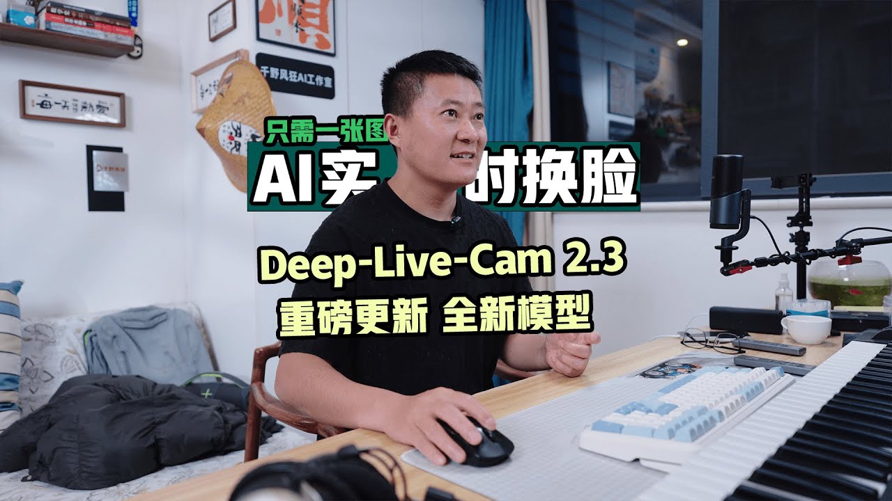 Deep Live Cam 2.3更新了什么？只需一张图轻松实现摄像头实时直播换脸