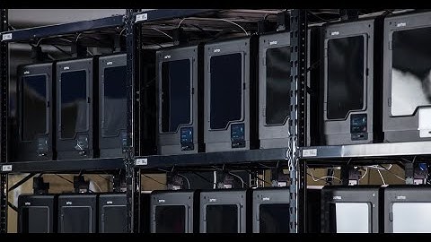 3D Printer Farm / Manufacturing Cell - Zortrax M200 Plus 3D Printers