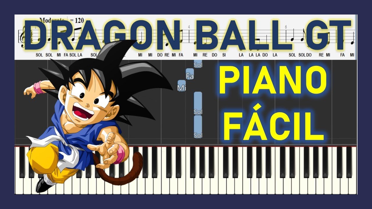 Mi corazon-encantado-dragon-ball-gt-easy-piano