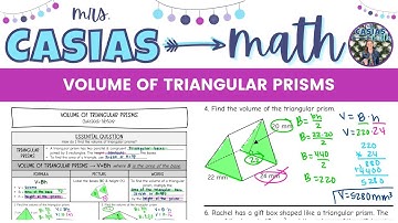 Volume of Triangular Prisms | 7th Grade Math Lesson