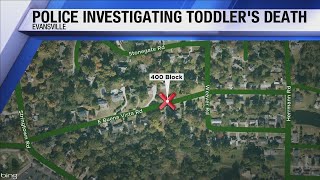 Evansville police investigating toddler’s death after being found not breathing