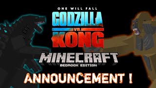 godzilla vs Kong addon | official release date announcement.