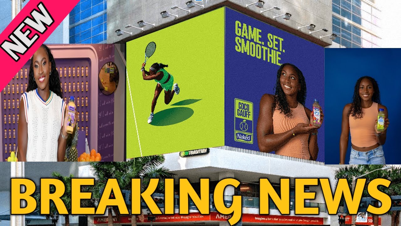 “Coco Gauff Partners With Naked Smoothie — One Post, One Message, One Powerful Lifestyle Shift”