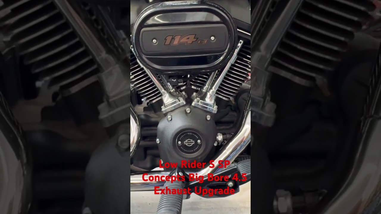2022 Harley Low Rider S Exhaust Upgrade 