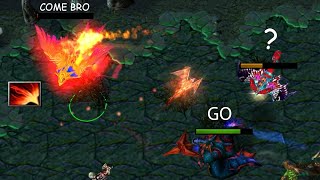 DOTA PHOENIX 1 vs 4 EPIC NEXT LEVEL PLAY: (KILLED ALL)