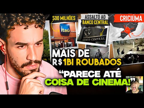OS MAIORES ASSALTOS QUE JÁ ACONTECERAM NO BRASIL! | REACT PLANETA NOVO