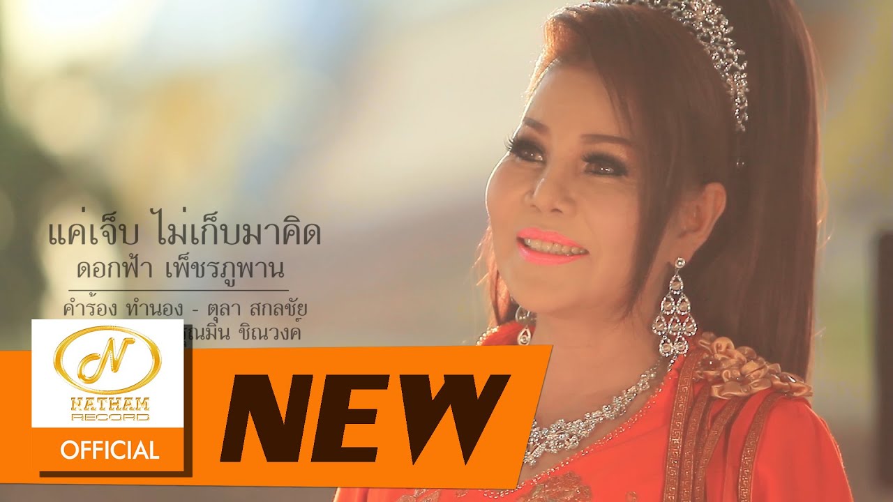 แค่เจ็บ ไม่เก็บมาคิด - ดอกฟ้า เพ็ชรภูพาน { Lyrics  Version}