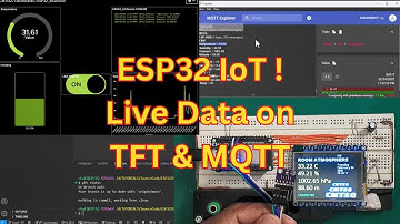 ESP32 IoT Project: Live Sensor Data on TFT & MQTT | Big Announcement!