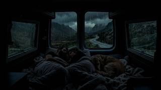 Soft Rain 💧 Outside A Parked Car 🚗 As The Dark Road Sleeps Under The Calm Night Sky 🌙 screenshot 5