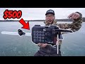 Ice Fishing with a $500 Tip Up! (Is It Worth The Money?)