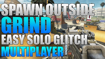 Black Ops 2 Multiplayer Glitches: Solo Glitch - Spawn outside of the Map on Grind (BO2 Glitches)