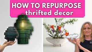 How to Upcycle Thrifted Decor | Low-Budget Decor Ideas