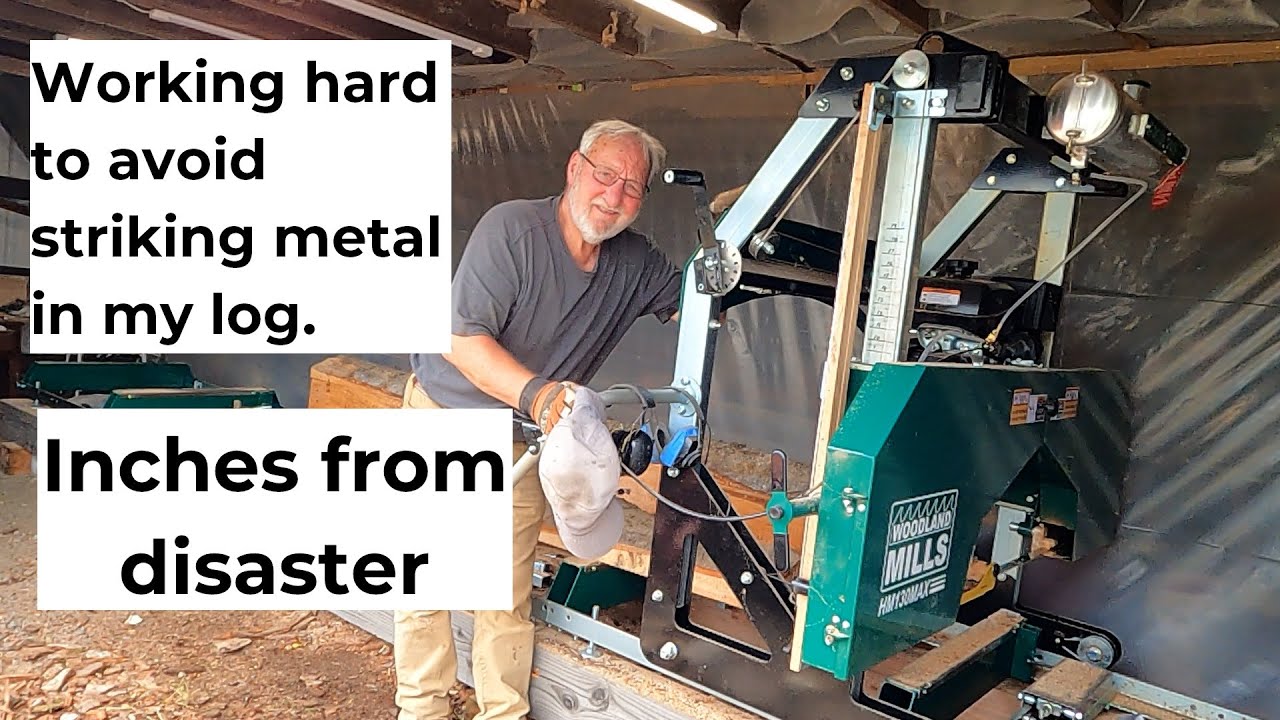 Metal detector says METAL in log | I didn't EXPECT this | Woodland Mills HM130 MAX