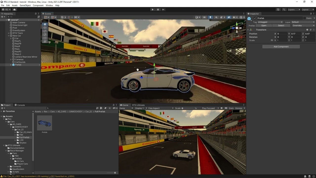 RTG Ultimate - Adding cars
