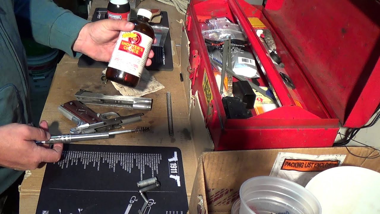 1911 A1 45 ACP Cleaning and Field Stripping YouTube
