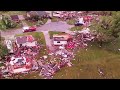 DEMOLISHED: Drone Captures Total Destruction From Illinois Tornado
