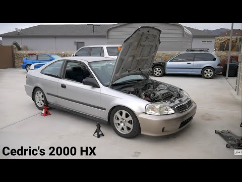 2000 Honda Civic HX Gets Some Upgrades - DC Sports Header, Blox Rear Camber Kit, Momo Steering Wheel