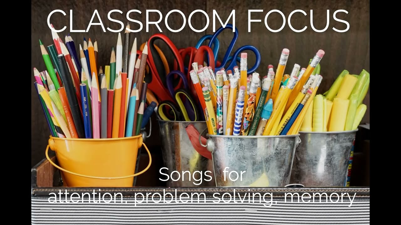Classroom Focus. Brainwave music for kids for concentration, problem solving and memory.