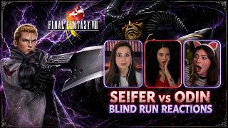 Final Fantasy VIII - Streamers react to Seifer vs Odin, Lunatic Pandora