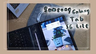 UNBOXING Samsung Galaxy Tab S6 Lite+Accessories&amp;Apps 💫